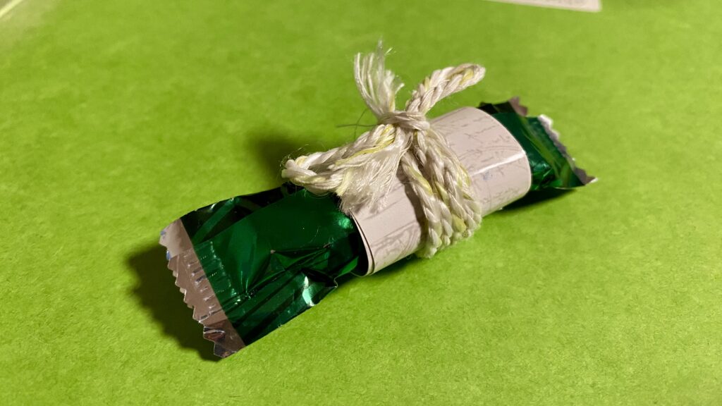 Schoggistängeli mit Nachricht